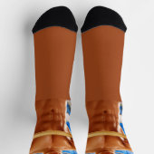 SlipperyJoe Musculus man abs locker Raum gekachelt Socken (Oben)