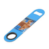 SlipperyJoe Musculus man abs locker Raum gekachelt Speed Flaschenöffner (Rückseite Schrägansicht)