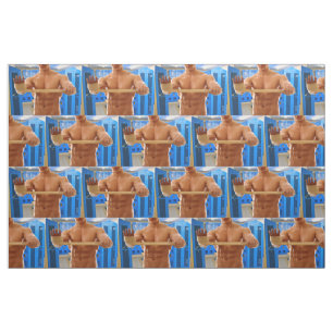 SlipperyJoe Musculus man abs locker Raum gekachelt Stoff