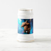 SlipperyJoe Muskel-Unterhosen-Wulst lebhaft h Bierglas (Mittel)