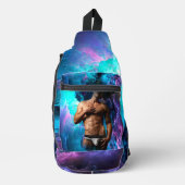 SlipperyJoe Muskel-Unterhosen-Wulst lebhaft h Crossbody Bag (Vorderseite)