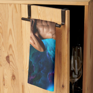 SlipperyJoe Muskel-Unterhosen-Wulst lebhaft h Geschirrtuch