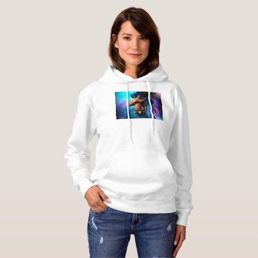 SlipperyJoe Muskel-Unterhosen-Wulst lebhaft h Hoodie (Vorne ganz)