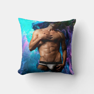 SlipperyJoe Muskel-Unterhosen-Wulst lebhaft h Kissen