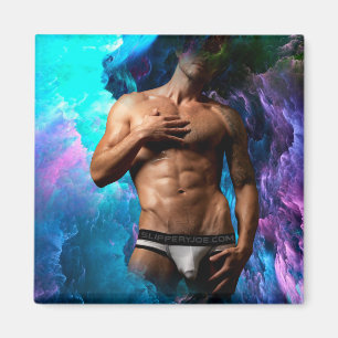 SlipperyJoe Muskel-Unterhosen-Wulst lebhaft h Magnet