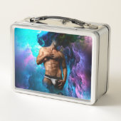 SlipperyJoe Muskel-Unterhosen-Wulst lebhaft h Metall Brotdose (Rückseite)