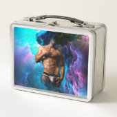 SlipperyJoe Muskel-Unterhosen-Wulst lebhaft h Metall Brotdose (Vorderseite)