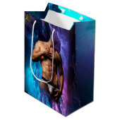 SlipperyJoe Muskel-Unterhosen-Wulst lebhaft h Mittlere Geschenktüte (Vorderseite Schrägansicht)