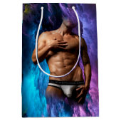 SlipperyJoe Muskel-Unterhosen-Wulst lebhaft h Mittlere Geschenktüte (Vorderseite)