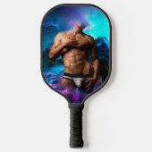 SlipperyJoe Muskel-Unterhosen-Wulst lebhaft h Pickleball Schläger (Vorderseite)