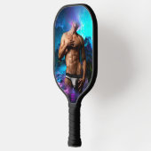 SlipperyJoe Muskel-Unterhosen-Wulst lebhaft h Pickleball Schläger (Links)