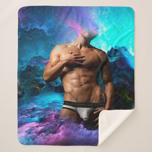 SlipperyJoe Muskel-Unterhosen-Wulst lebhaft h Sherpadecke (Vorderseite)