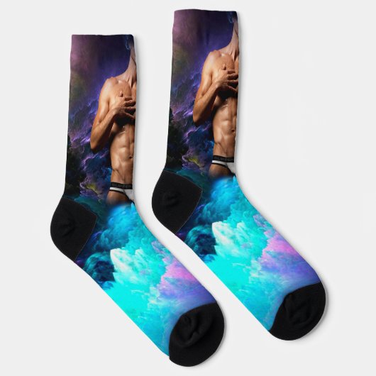 SlipperyJoe Muskel-Unterhosen-Wulst lebhaft h Socken (Rechts)