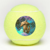 SlipperyJoe Muskel-Unterhosen-Wulst lebhaft h Tennisbälle (Vorderseite)