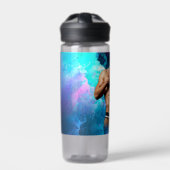 SlipperyJoe Muskel-Unterhosen-Wulst lebhaft h Trinkflasche (Vorderseite)