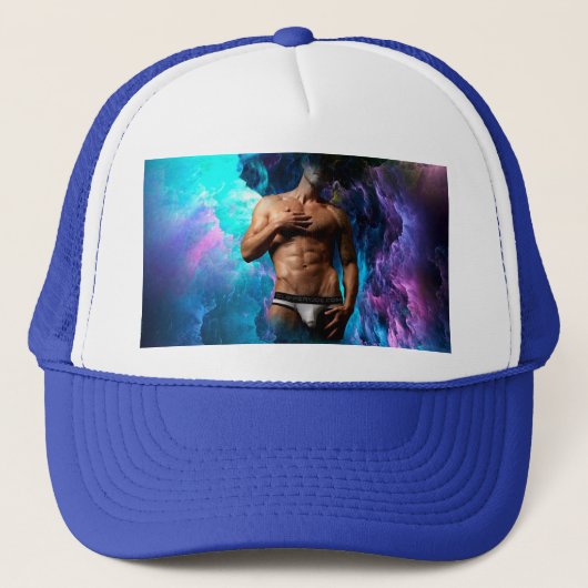 SlipperyJoe Muskel-Unterhosen-Wulst lebhaft h Truckerkappe (Vorderseite)