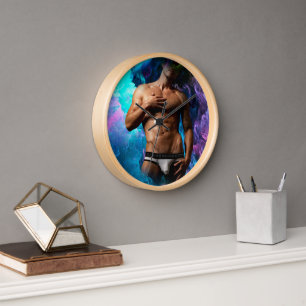 SlipperyJoe Muskel-Unterhosen-Wulst lebhaft h Uhr