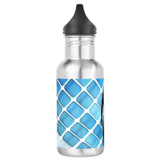 SlipperyJoe muskulöser Mann sechs Packungen abs mä Edelstahlflasche (Links)