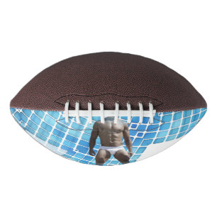 SlipperyJoe muskulöser Mann sechs Packungen abs mä Football