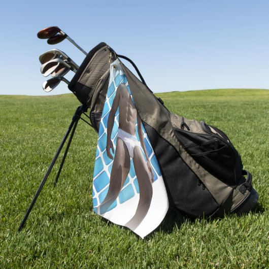 SlipperyJoe muskulöser Mann sechs Packungen abs mä Golfhandtuch (Gras)