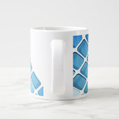 SlipperyJoe muskulöser Mann sechs Packungen abs mä Jumbo-Tasse (Rückseite)