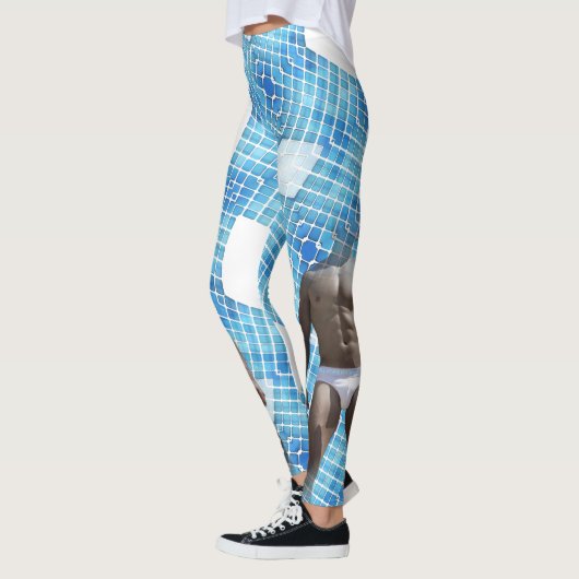 SlipperyJoe muskulöser Mann sechs Packungen abs mä Leggings (Links)