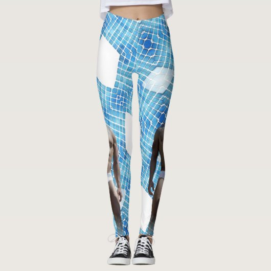 SlipperyJoe muskulöser Mann sechs Packungen abs mä Leggings (Vorderseite)