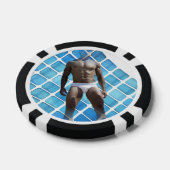 SlipperyJoe muskulöser Mann sechs Packungen abs mä Pokerchips (Einzeln)