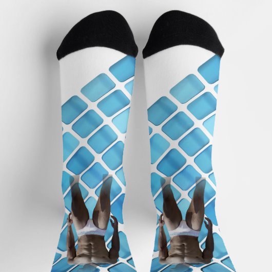 SlipperyJoe muskulöser Mann sechs Packungen abs mä Socken (Oben)