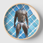 SlipperyJoe muskulöser Mann sechs Packungen abs mä Uhr (Vorderseite)