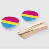 SlipperyJoe pansexual Stolz Fahne rosa Bernstein Fächer (Non-assembled)