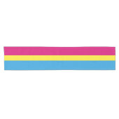 SlipperyJoe pansexual Stolz Fahne rosa Bernstein Kurzer Tischläufer (Horizontal)