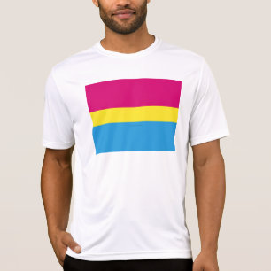 SlipperyJoe pansexual Stolz Fahne rosa Bernstein T-Shirt