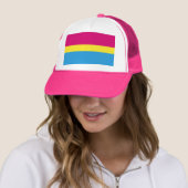 SlipperyJoe pansexual Stolz Fahne rosa Bernstein Truckerkappe (Beispiel)