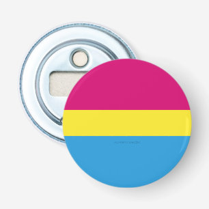 SlipperyJoe pansexuelle Pride-Flagge pink Bernstei Flaschenöffner
