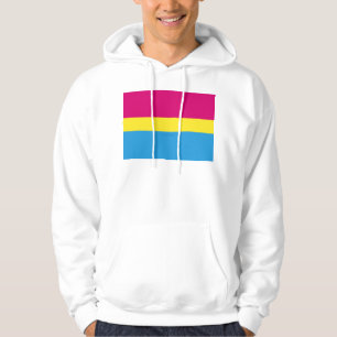 SlipperyJoe pansexuelle Pride-Flagge pink Bernstei Hoodie