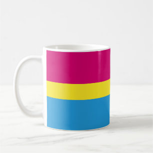 SlipperyJoe pansexuelle Pride-Flagge pink Bernstei Kaffeetasse