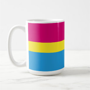 SlipperyJoe pansexuelle Pride-Flagge pink bernstei Kaffeetasse