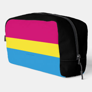 SlipperyJoe pansexuelle Pride-Flagge pink Bernstei Waschbeutel