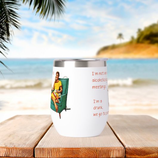 SlipperyJoe sozialisiert Trinken Party Vintag (Strand)