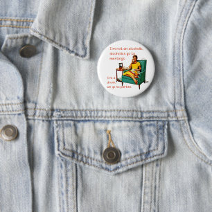 SlipperyJoe sozialisiert Trinken Party Vintag Button