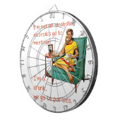 SlipperyJoe sozialisiert Trinken Party Vintag Dartscheibe (Vorderseite rechts)