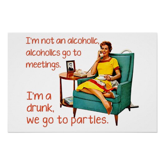 SlipperyJoe sozialisiert Trinken Party Vintag Poster (Vorderseite)