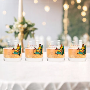 SlipperyJoe sozialisiert Trinken Party Vintag Whiskyglas