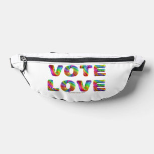 SlipperyJoe Stimme Liebe Gleichheit regenbogenfarb Bauchtasche