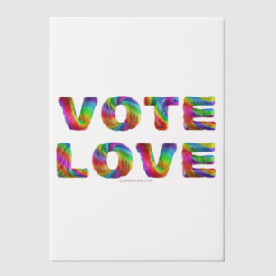 SlipperyJoe Stimme Liebe Gleichheit regenbogenfarb Pergament Einladungen