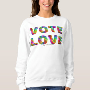SlipperyJoe Stimme Liebe Gleichheit regenbogenfarb Sweatshirt
