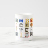 SlipperyJoe umarmen Diversity-Metapher LGBTQIA glo Porzellantasse (Vorderseite)