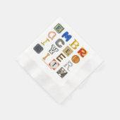 SlipperyJoe umarmen Diversity-Metapher LGBTQIA glo Serviette (Ecke)