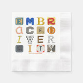 SlipperyJoe umarmen Diversity-Metapher LGBTQIA glo Serviette (Vorderseite)